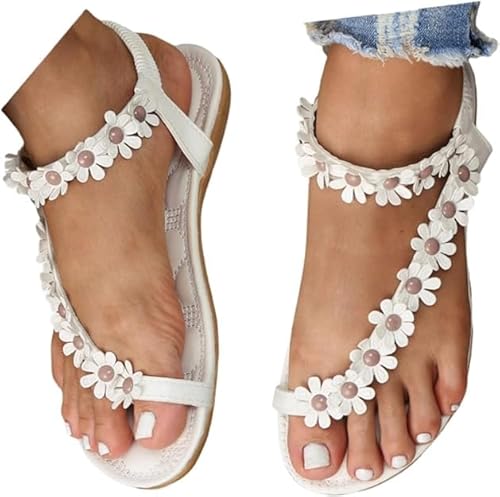 Orthopädische Sandalen Damen, Elegant Coole Mit Fussbett Sandaletten Sandalen Blume Flach Boden Sandaletten Glitzer Flip Flops Bequem Offene Zehentrenner Sommerschuhe Pantoletten mit Fussbett Orthopädische Sandalen Damen, Elegant Coole Mit Fussbett Sandaletten Sandalen Blume Flach Boden Sandaletten Glitzer Flip Flops Bequem Offene Zehentrenner Sommerschuhe Pantoletten mit Fussbett von Viunychn