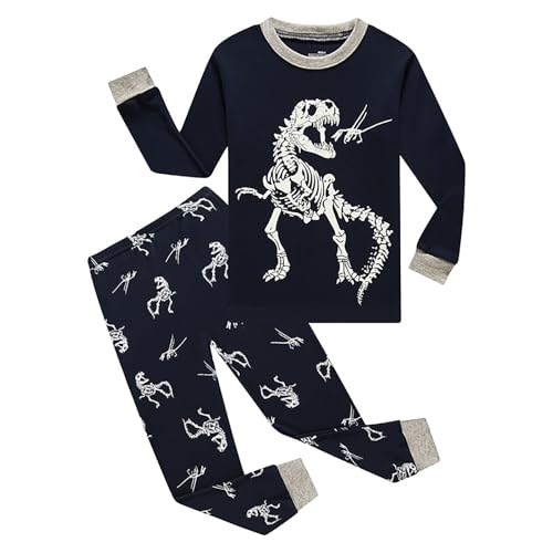 Pyjama Halloween Schlafanzug Baumwolle Schlafanzüge Set Langarm Zweiteilig Pyjama Kinder Winter Weihnachten Nachtwäsche Größe von Viunychn