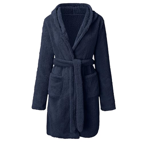 Viunychn Bademantel Herren Microfaser Weich Bademantel Baumwolle Morgenmantel Leichter Hautfreundlich Kimono Robe Damen & Herren Saunamantel Für Spa & Zuhause Nachtwäsche von Viunychn