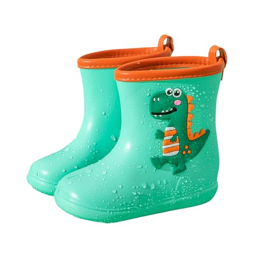 Viunychn Gummistiefel Kinder Baby-Gummistiefel für Jungen und Mädchen, leichte Kinder-Gummistiefel, Niedliches Dinosauriermuster Gummistiefel,Warehouse Deal retourenware von Viunychn