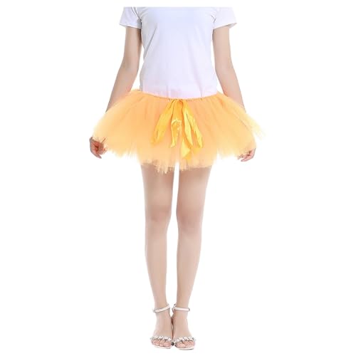 Viunychn Party Ballettrock Teen Dance Dress Ballettkleidung Ballett Rot Tanzkleidung Tutu Klassisch Elastisch 3 Lagig Tüll Tüllrock von Viunychn