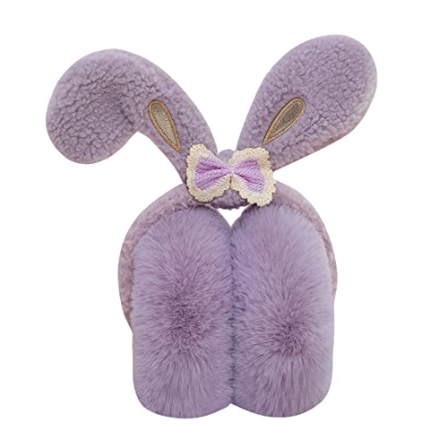 Viunychn Verstellbare Plüsch Earmuffs - Kunstpelz Ohrwärmer Ohrenwärmer Für Kälteschutz Und Ohrenschützer Im Freienfaltbare Winter Ohrenwärmer Earmuffs von Viunychn