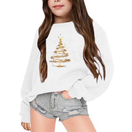 Weihnachtsoutfit Baby - Baumwolle Winter Warm Tops Weihnachten Langarm Pullover Shirts Sweatshirts von Viunychn