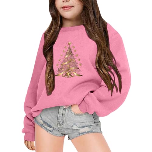 Weihnachtspullover Kinder - Weihnachtspuli Christmas Xmas Rentier Weihnachtsoutfit Weihnachtsmann Weihnacht Pullover Sweatshirt Weihnachtskleidung von Viunychn