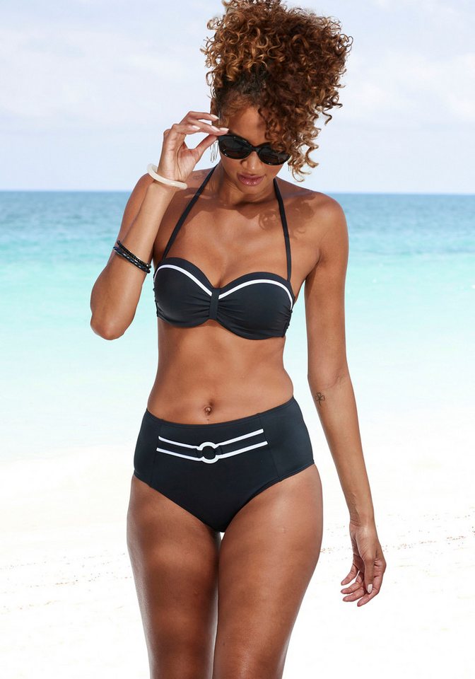 Vivance Bügel-Bandeau-Bikini-Top Lorena, mit kontrastfarbenem Piping Vivance Bügel-Bandeau-Bikini-Top Lorena, mit kontrastfarbenem Piping von Vivance