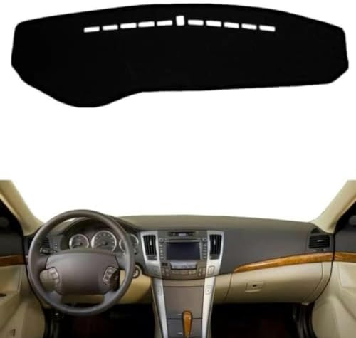 Vivicicipran Flanell Armaturenbrett-Abdeckung Matte,für Hyundai NF Sonata Sonica 2005-2009 Sonnenschutz Blendfreies Bekoratives Innenzubehör von Vivicicipran