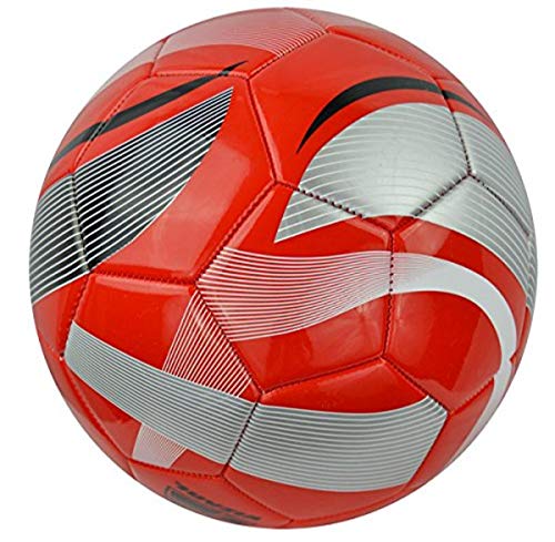 VizariI Hydra Fußball |Trainingsball Fussbal | Fußbälle für Kinder & Erwachsene | Erhältlich in 3 Farben - Fußball - Rot- Größe 4 von Vizari