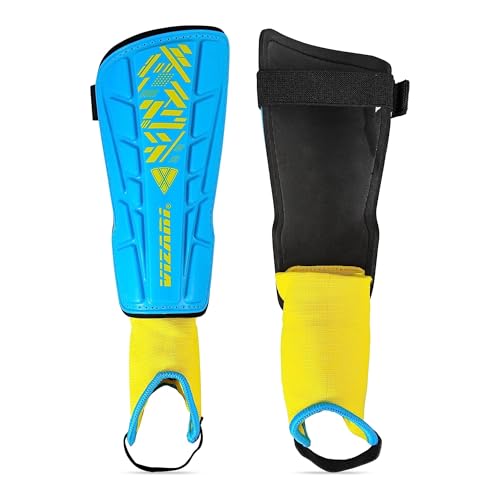 Vizari Malaga Fußball Schienbeinschoner - Leicht, hervorragende Knöchelunterstützung, rutschfeste, verstellbare Straps. Vizari Malaga Fußball Schienbeinschoner - Leicht, hervorragende Knöchelunterstützung, rutschfeste, verstellbare Straps. von Vizari