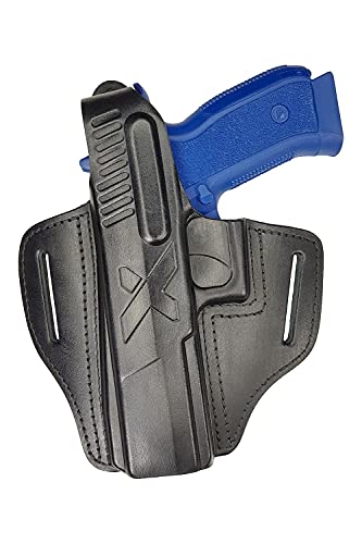 VlaMiTex B15Li Leder Holster für CZ Shadow 2 / P-09 / SP-01 Phantom/CZ 97B / Shadow Links LINKSHÄNDER von VlaMiTex