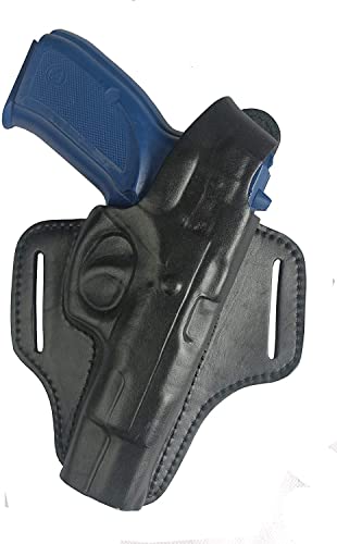 VlaMiTex B3 Leder Pistolenholster Gürtel Holster für CZ 75 B von VlaMiTex