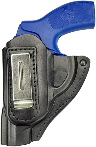 IWB 11Li Leder Holster Revolver J Frame S für Smith & Wesson 31/34 / 36/38 / 60 Chiefs Special/Ruger LCR/Taurus 85/856 / Colt Detective Special/Kimber K6S / SW 640/642 / 649 von VlaMiTex