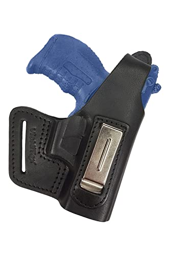 VlaMiTex IWB 2-2 Leder Holster für Walther P22 / P22Q Verdeckte/Versteckte Trageweise von VlaMiTex