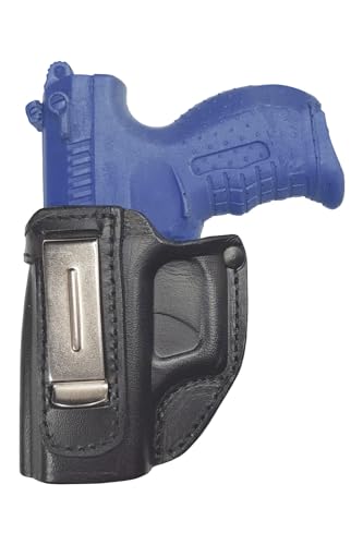 VlaMiTex IWB 2Li Leder Holster für PK380 Walther P22 / P22Q und Ruger 22 Verdeckte/Versteckte LINKSHÄNDER von VlaMiTex