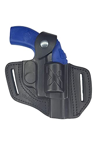 VlaMiTex R1 Leder Revolver Holster für HW37 WEIHRAUCH HW38 von VlaMiTex