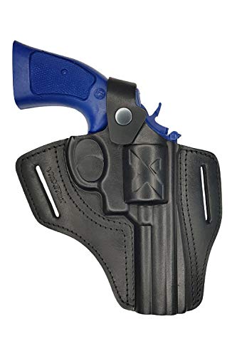 VlaMiTex R4 4 Zoll Lauf Leder Revolver Holster für COLT Trooper von VlaMiTex