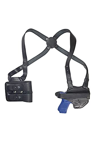 VlaMiTex S1M2 Leder Schulterholster Holster für Glock 17 19 22 23 25 31 32 38 44 45 48 VlaMiTex S1M2 Leder Schulterholster Holster für Glock 17 19 22 23 25 31 32 38 44 45 48 von VlaMiTex