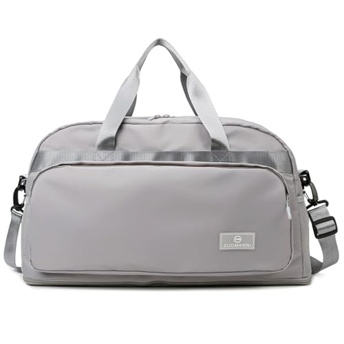 Vllcsla Sporttasche Groß Reisetasche Damen Ausbaufähig 37,7 L bis 50,7 L, mit Nassfach, Sporttasche Tisch Tennis, Trainingstasche Ausbaufähig, Wasserdicht Schwimmtasche Urlaub Sport, Grau Vllcsla Sporttasche Groß Reisetasche Damen Ausbaufähig 37,7 L bis 50,7 L, mit Nassfach, Sporttasche Tisch Tennis, Trainingstasche Ausbaufähig, Wasserdicht Schwimmtasche Urlaub Sport, Grau von Vllcsla