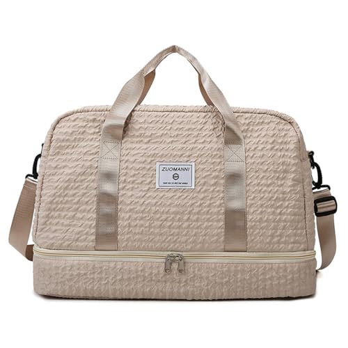 Vllcsla Sporttasche Gym Duffle Bag mit Nasser Tasche, Fitnesstasche mit großem Fassungsvermögen Reisetasche Weekender-Taschen mit unabhängigem Schuhfach Vllcsla Sporttasche Gym Duffle Bag mit Nasser Tasche, Fitnesstasche mit großem Fassungsvermögen Reisetasche Weekender-Taschen mit unabhängigem Schuhfach von Vllcsla