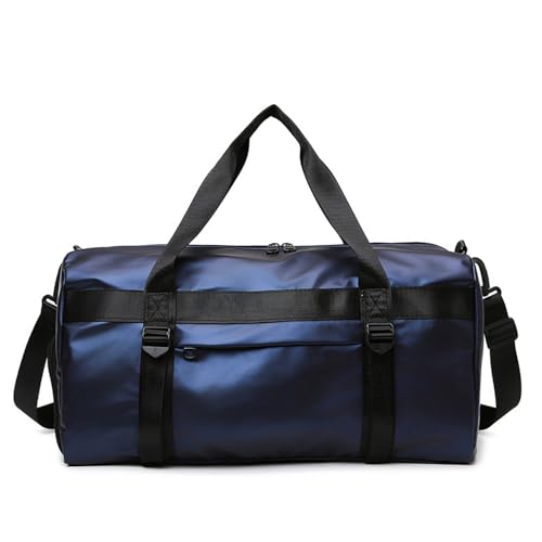 Vllcsla Sporttasche Männer Frauen Reisetasche, 31 L, mit Schuhfach und Nassfach, Sporttasche Fitnessstudio Herren Klein Yogamattenband, Trainingstasche Herren Boxen Weekender Tasche, 50x25x25, Blau Vllcsla Sporttasche Männer Frauen Reisetasche, 31 L, mit Schuhfach und Nassfach, Sporttasche Fitnessstudio Herren Klein Yogamattenband, Trainingstasche Herren Boxen Weekender Tasche, 50x25x25, Blau von Vllcsla