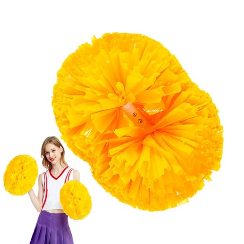 Vllold Cheer Pom Poms – leistungsstarke Cheerleader-Bälle, bequeme Cheerleader-Pompons mit Griff, Cheer Pom Poms für Partys von Vllold