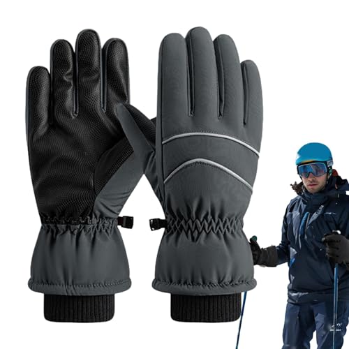 Vllold Handschuhe für kaltes Wetter, wasserdichte Skihandschuhe für Damen und Herren, Winter-Thermobekleidung und rutschfeste Schneehandschuhe zum Fahren, Wandern, Schneearbeiten von Vllold