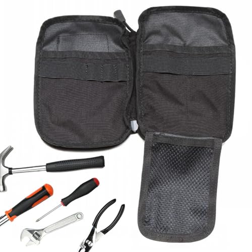 Vllold Kleine Werkzeuggürteltasche, tragbare Gadget-Tasche, wasserdichter Arbeitszubehör-Organizer, Mehrzweck-Gadget-Tasche für Outdoor-Aktivitäten Vllold Kleine Werkzeuggürteltasche, tragbare Gadget-Tasche, wasserdichter Arbeitszubehör-Organizer, Mehrzweck-Gadget-Tasche für Outdoor-Aktivitäten von Vllold