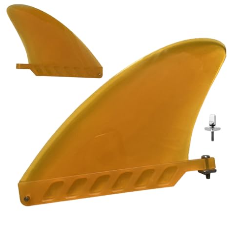 Vllold Paddelboard-Flosse, biegbare Surfbrett-Flossen, Paddelboard-Zubehör, Stand-up-Paddleboard-Flosse, Longboard-Flosse, Surf-Zubehör mit Schrauben für Wassersport-Boards von Vllold