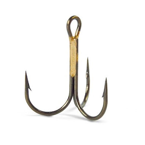 Vmc 9649 Round Treble Hook Grau 10 von Vmc