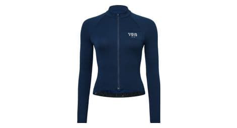 langarm roadtrikot void merino blau von Void