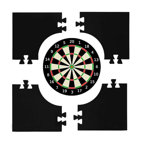 Dart Surround Dartscheibe, Quadratische Dartscheibe Schutzring, Dartscheibe Dart Wandschutz, Dartscheiben Umrandungsring, Gespleißter Dartscheiben Wandschutzring, Dartboard Rückseite von Voihamy