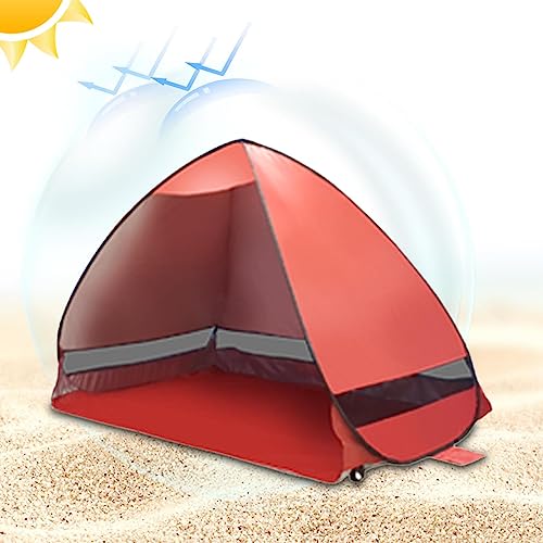 Strandzelt – Anti-UV-Pop-Up-Sonnenschutz für Camping, einfach aufzubauen, Unterschlupf für Strand, Outdoor-Ausrüstung für Park, Picknick, Angeln, Innenhof, Camping Voihamy von Voihamy