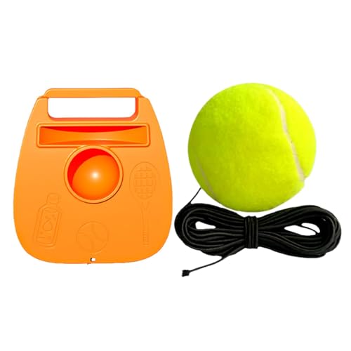 Voihamy Tennisball-Rebounder, Tennistrainer | Tennis-Trainingsausrüstung - Leichter Tennistrainer-Rebound-Ball mit Saitenball, tragbares Tennis-Trainingsgerät von Voihamy