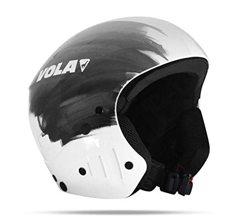 Vola FIS Brush Helm für Erwachsene, Unisex, Grau/Weiß, XXS (50) von Vola