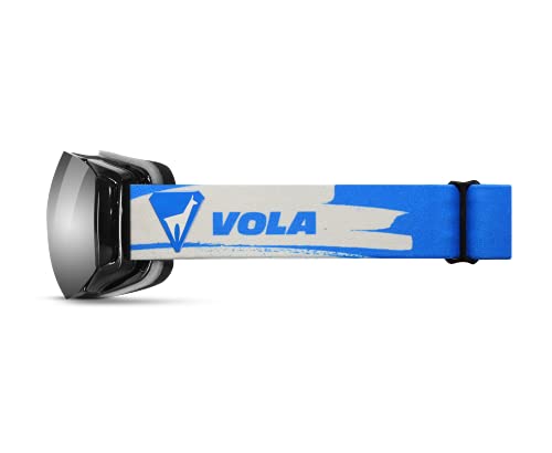 Vola Masque Zippy Fun Blue (Glas Silber Spiegel), blau, 20 von Vola