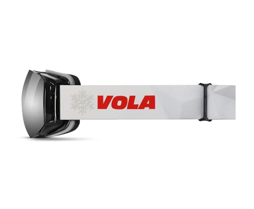 Vola Masque Zippy Snowy (Glas Silber Spiegel), weiß, 20 von Vola