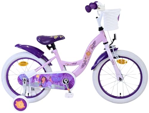 Disney Wish Kinderfahrrad - Mädchen - 16 Zoll - Lila Disney Wish Kinderfahrrad - Mädchen - 16 Zoll - Lila von Volare