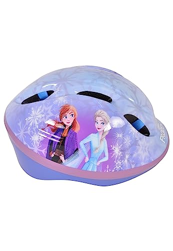 Frozen 2 Die Eiskönigin Anna & ELSA Kinder Fahrrad-Helm Deluxe Gr. 52-56 cm von Volare