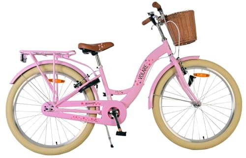 Volare Blossom Kinderfahrrad - Mädchen - 24 Zoll - Rosa - Zweihandbremsen Volare Blossom Kinderfahrrad - Mädchen - 24 Zoll - Rosa - Zweihandbremsen von Volare