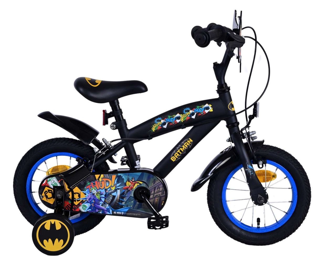 Volare Kinderfahrrad 12" 12 Zoll Kinder Jungen Fahrrad Rad Bike Kinderrad Batman 21131-safw, Stützräder, Kettenschutz, Schutzbleche Volare Kinderfahrrad 12" 12 Zoll Kinder Jungen Fahrrad Rad Bike Kinderrad Batman 21131-safw, Stützräder, Kettenschutz, Schutzbleche von Volare