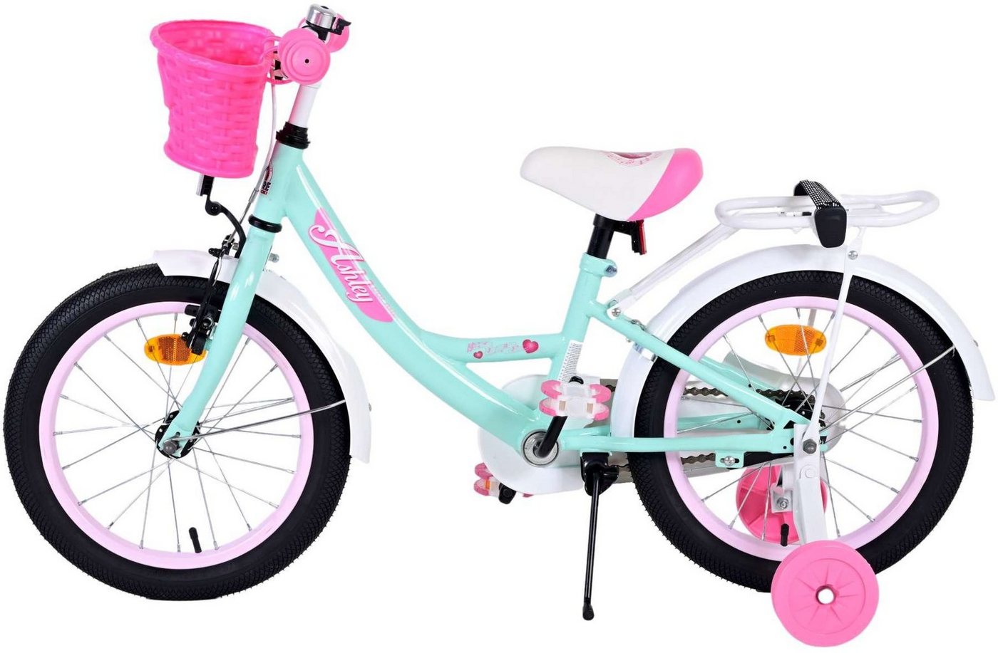 Volare Kinderfahrrad Ashley mit Rücktrittbremse in verschiedenen Größen und Farben, bis 60 kg, 85% zusammengebaut, Luftbereifung, einstellbare Lenkerhöhe Volare Kinderfahrrad Ashley mit Rücktrittbremse in verschiedenen Größen und Farben, bis 60 kg, 85% zusammengebaut, Luftbereifung, einstellbare Lenkerhöhe von Volare