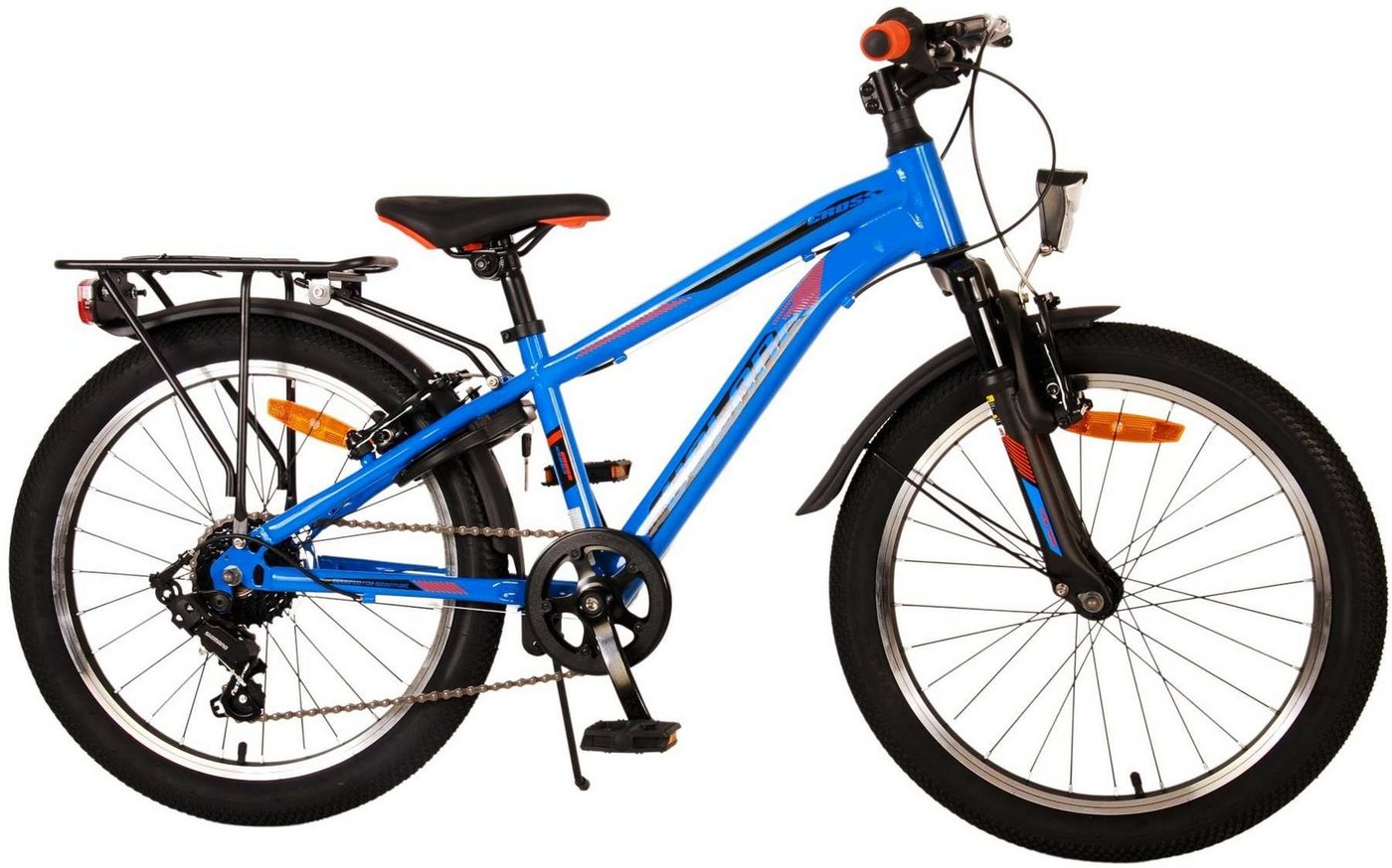 Volare Kinderfahrrad - Cross - Jungen - 20 Zoll - in gewählter Farbe, 6 Gänge - bis 115 kg, 85% zusammengebaut, 2 Handbremsen, 6 - 8 Jahre Volare Kinderfahrrad - Cross - Jungen - 20 Zoll - in gewählter Farbe, 6 Gänge - bis 115 kg, 85% zusammengebaut, 2 Handbremsen, 6 - 8 Jahre von Volare