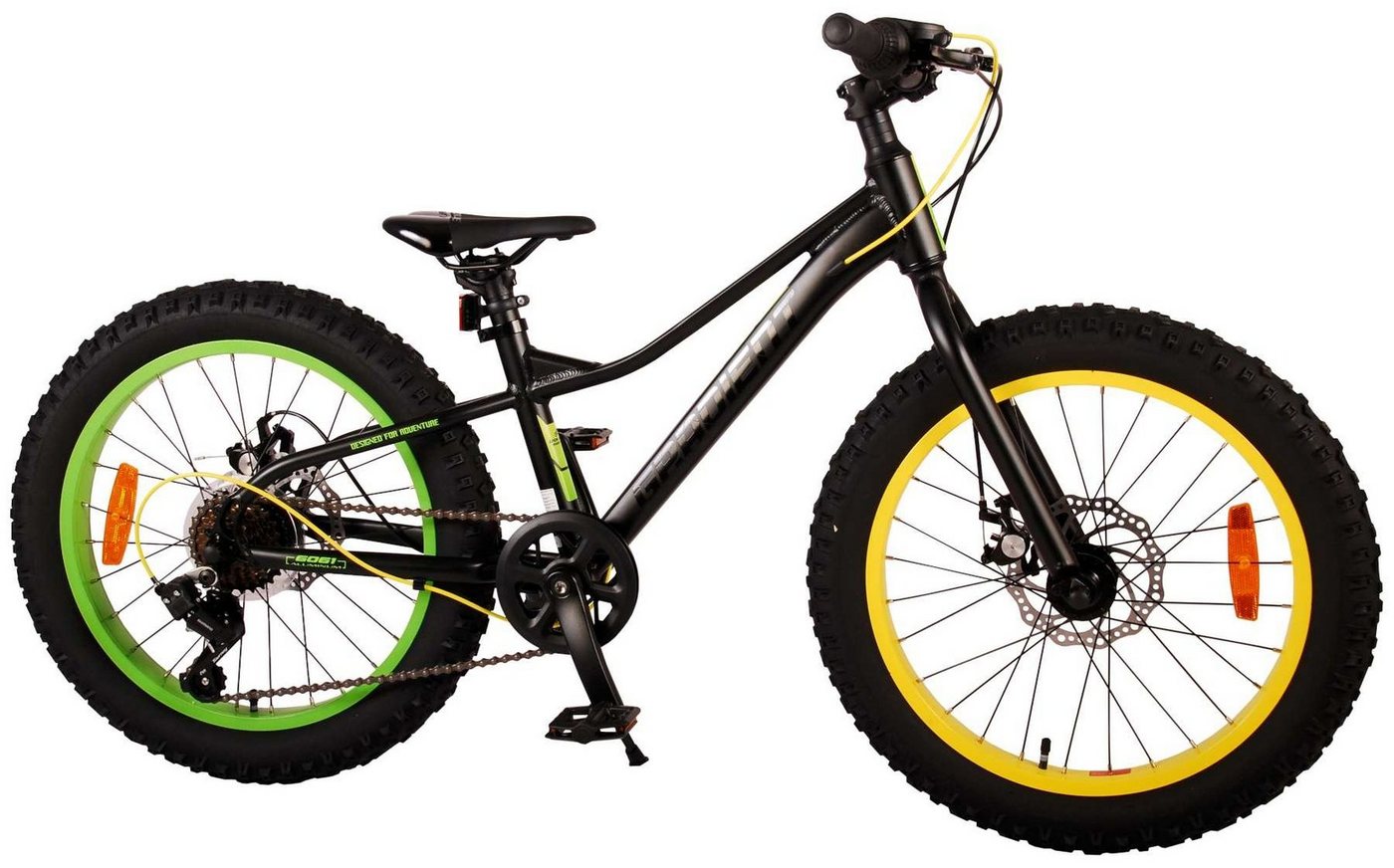 Volare Kinderfahrrad Gradient - Jungen - 7- Gang - verschiedene Größen und Farben, 7 Gang, bis 115 kg, 85% zusammengebaut, 24 bzw.26 Zoll, Fat Tires Volare Kinderfahrrad Gradient - Jungen - 7- Gang - verschiedene Größen und Farben, 7 Gang, bis 115 kg, 85% zusammengebaut, 24 bzw.26 Zoll, Fat Tires von Volare