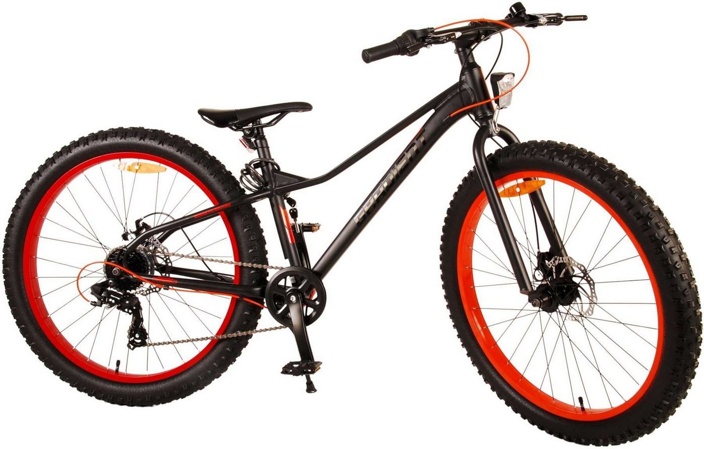 Volare Kinderfahrrad Gradient - Jungen - 7- Gang - verschiedene Größen und Farben, 7 Gang, bis 115 kg, 85% zusammengebaut, 24 bzw.26 Zoll, Fat Tires von Volare