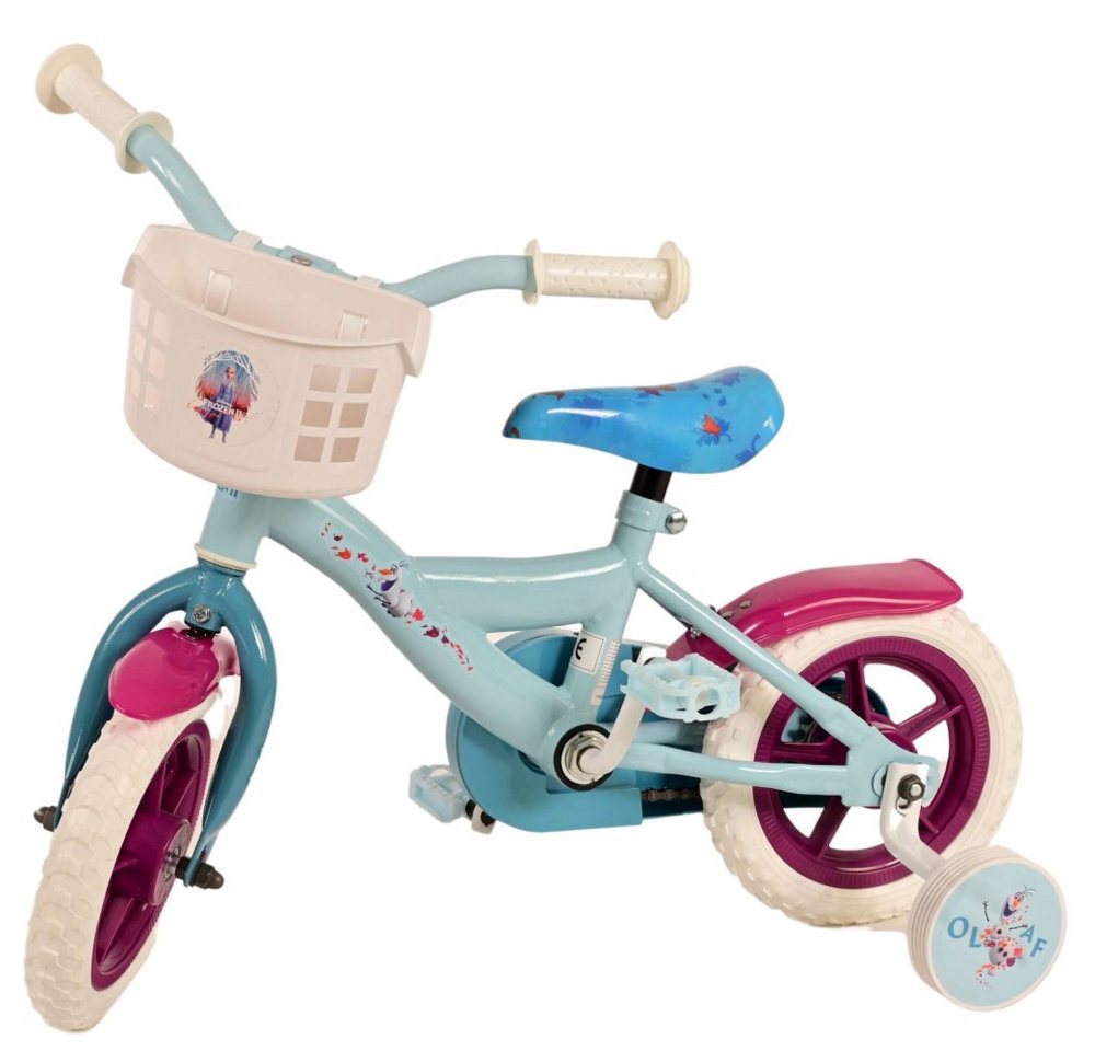 Volare Kinderfahrrad Kinderfahrrad Disney Frozen 2 Fahrrad für Mädchen 10 Zoll Kinderrad von Volare