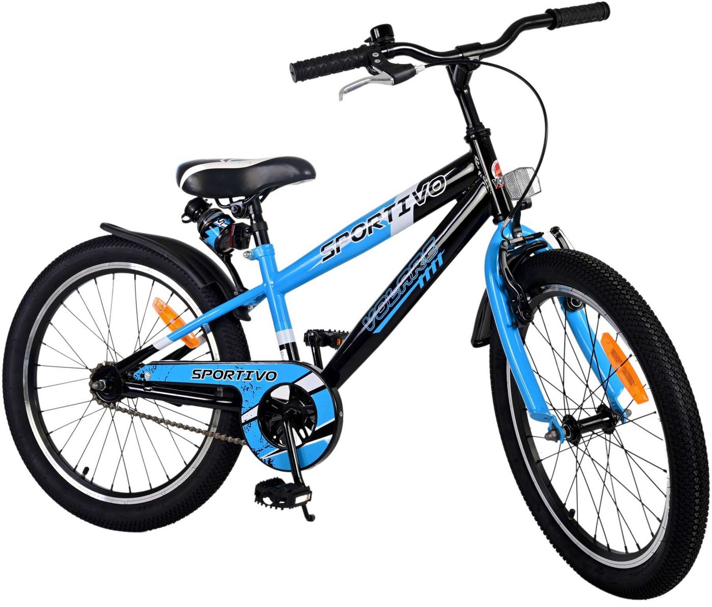 Volare Kinderfahrrad Kinderfahrrad Sportivo Fahrrad für Jungen 20 Zoll Kinderrad in Blau von Volare