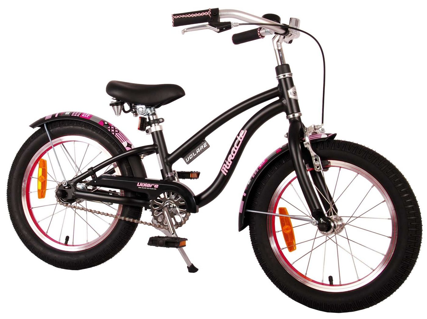 Volare Kinderfahrrad Miracle Cruiser - Mädchen, Prime Collection, bis 115 kg, 14 - 20 Zoll, 85% zusammengebaut, 3,5 - 8 Jahre, Aluminiumfelgen Volare Kinderfahrrad Miracle Cruiser - Mädchen, Prime Collection, bis 115 kg, 14 - 20 Zoll, 85% zusammengebaut, 3,5 - 8 Jahre, Aluminiumfelgen von Volare