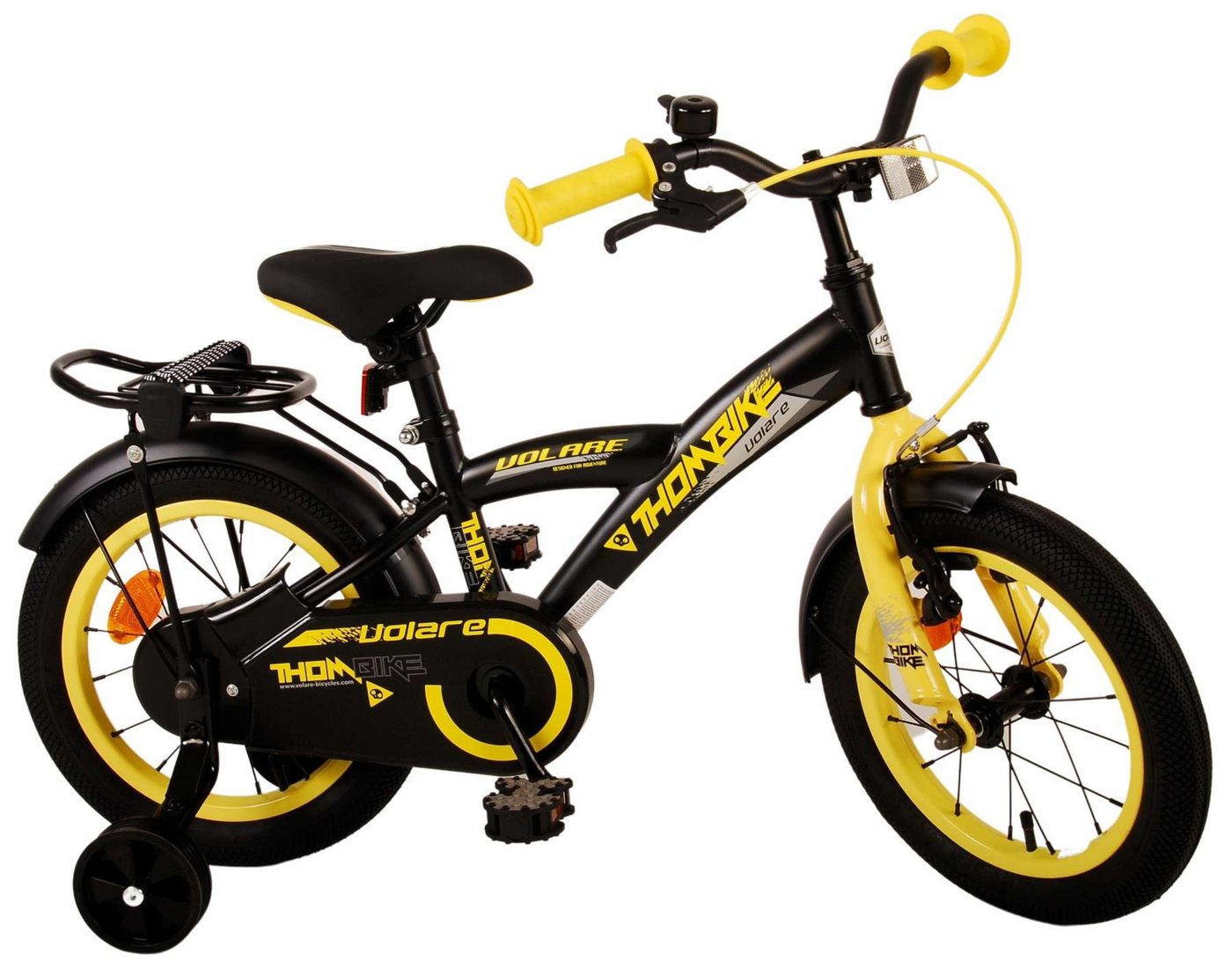 Volare Kinderfahrrad Thombike - Jungen - 14 oder 12 Zoll -bis 60 kg - 85% zusammengebaut, Luftbereifung, Stahlfelgen mit verstellbaren Speichen, 3 - 5 Jahre Volare Kinderfahrrad Thombike - Jungen - 14 oder 12 Zoll -bis 60 kg - 85% zusammengebaut, Luftbereifung, Stahlfelgen mit verstellbaren Speichen, 3 - 5 Jahre von Volare