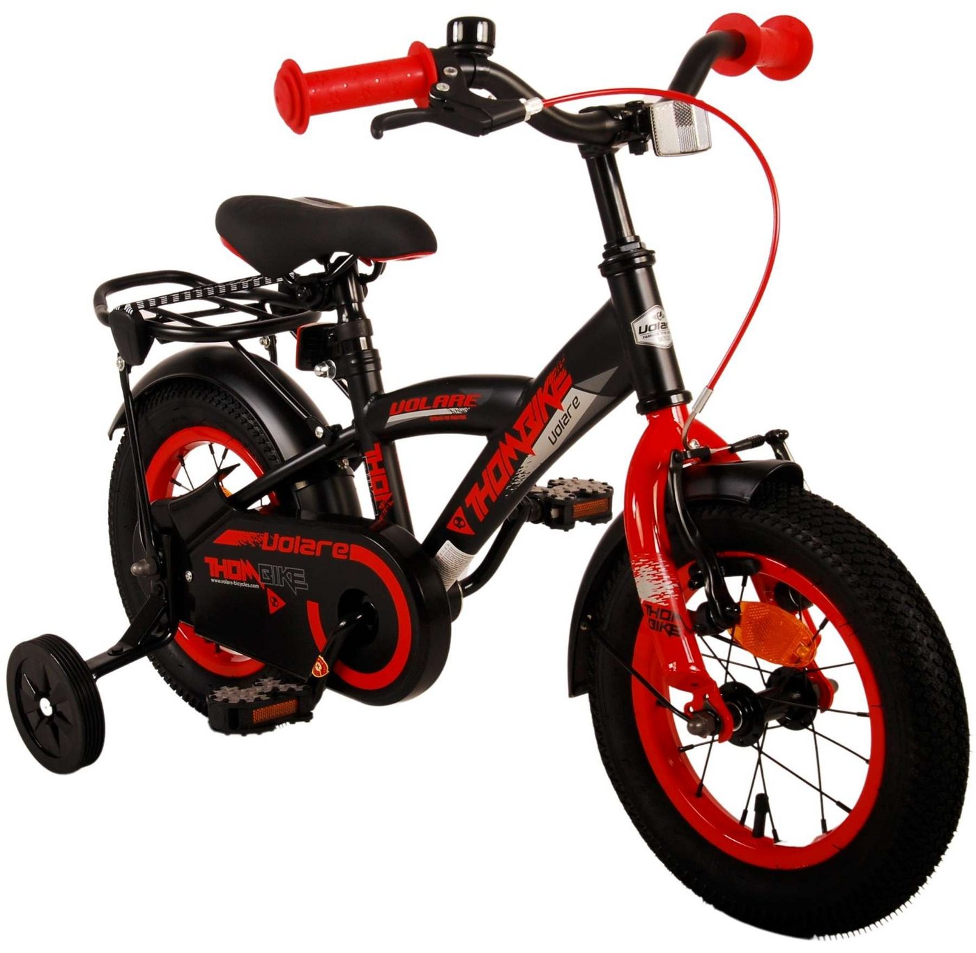 Volare Kinderfahrrad Thombike - Jungen - 14 oder 12 Zoll -bis 60 kg - 85% zusammengebaut, Luftbereifung, Stahlfelgen mit verstellbaren Speichen, 3 - 5 Jahre Volare Kinderfahrrad Thombike - Jungen - 14 oder 12 Zoll -bis 60 kg - 85% zusammengebaut, Luftbereifung, Stahlfelgen mit verstellbaren Speichen, 3 - 5 Jahre von Volare