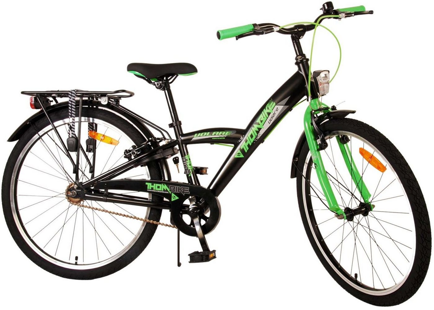 Volare Kinderfahrrad Thombike - Jungen - Verschiedene Größen und Farben - bis 115 kg, 3 Gang Shimano, 85% zusammengebaut, Lenkerhöhe einstellbar, 24 oder 26 Zoll Volare Kinderfahrrad Thombike - Jungen - Verschiedene Größen und Farben - bis 115 kg, 3 Gang Shimano, 85% zusammengebaut, Lenkerhöhe einstellbar, 24 oder 26 Zoll von Volare