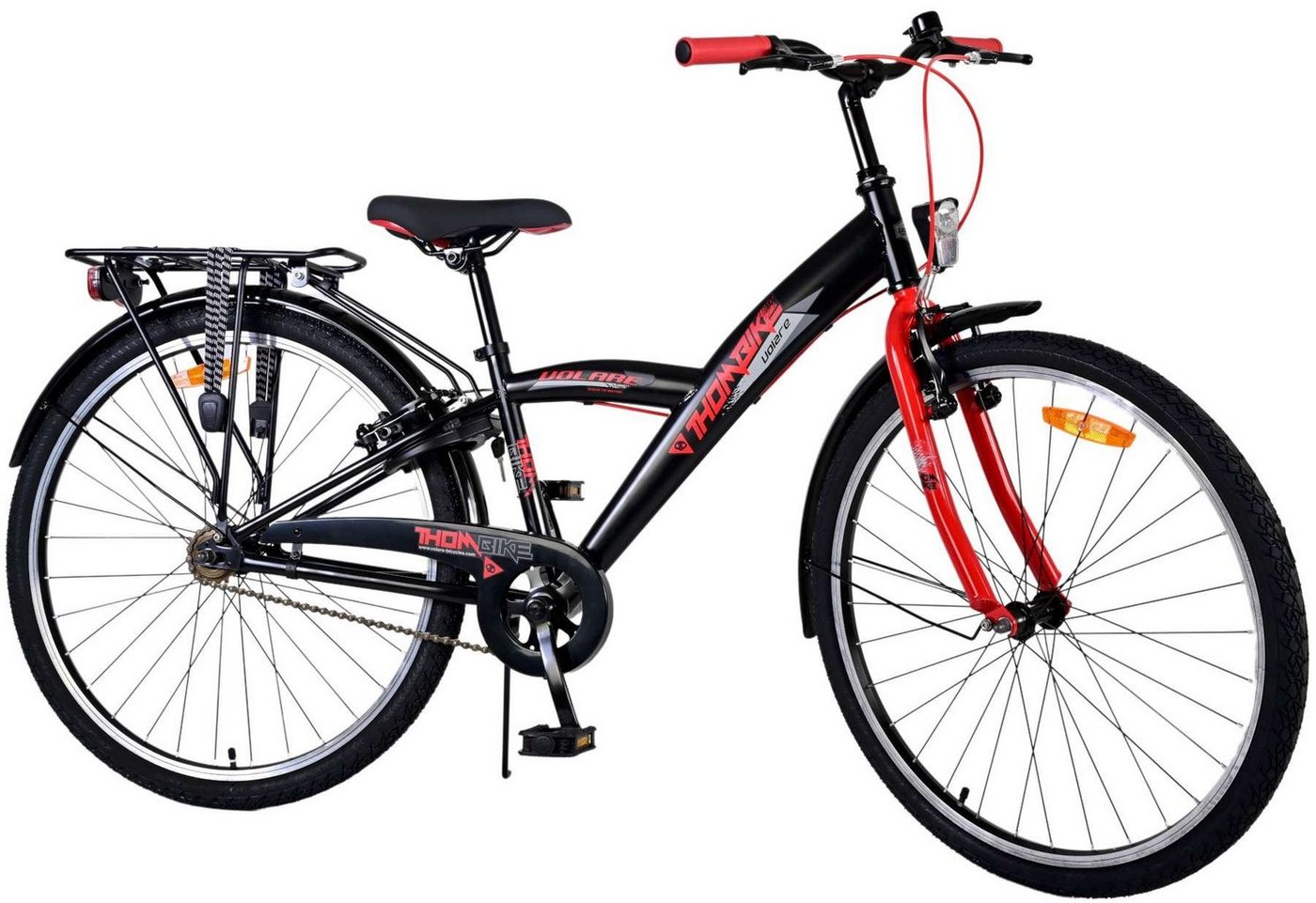 Volare Kinderfahrrad Thombike - Jungen - Verschiedene Größen und Farben - bis 115 kg, 3 Gang Shimano, 85% zusammengebaut, Lenkerhöhe einstellbar, 24 oder 26 Zoll Volare Kinderfahrrad Thombike - Jungen - Verschiedene Größen und Farben - bis 115 kg, 3 Gang Shimano, 85% zusammengebaut, Lenkerhöhe einstellbar, 24 oder 26 Zoll von Volare